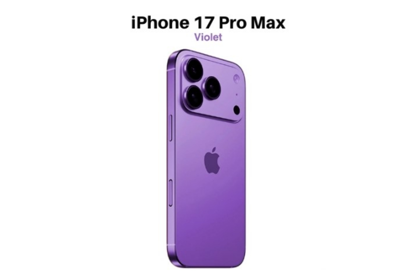 Hình ảnh cho danh mục iPhone 17 Pro Max màu tím: Điểm nhấn trên dòng Pro Max